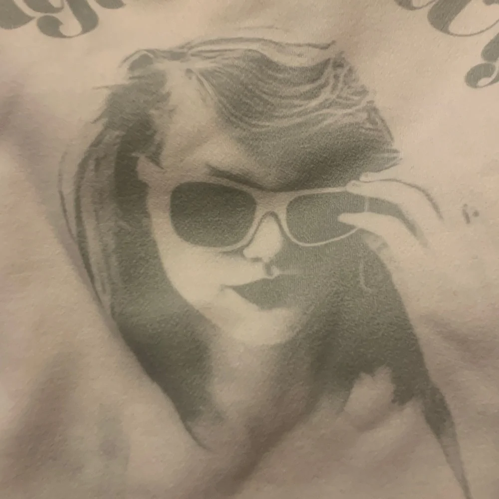 Taylor Swift Cream 1989 Portrait Crewneck Sweater
